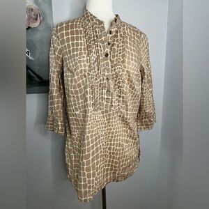 Isaac Mizrahi animal print tunic